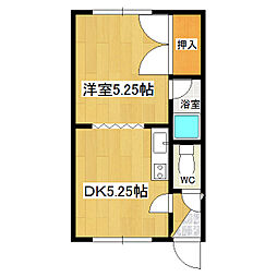 コーポやました 2階/2D