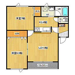 ほっとハイツB 2階/201