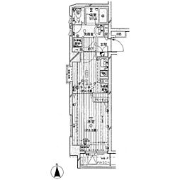 ParkWell練馬 1DKの間取図画像