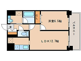 幸court narasanjo 405 ｜ 奈良県奈良市三条大宮町5-24（賃貸マンション1LDK・4階・45.44㎡） その2