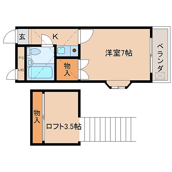 シティエステート南紀寺 113｜奈良県奈良市南紀寺町4丁目(賃貸アパート1K・1階・16.60㎡)の写真 その2