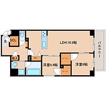 ラヴィーナ奈良 704 ｜ 奈良県奈良市大宮町1丁目4-29（賃貸マンション2LDK・7階・68.91㎡） その2