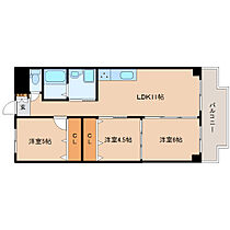 サンマンション新大宮 706 ｜ 奈良県奈良市大宮町7丁目（賃貸マンション3LDK・7階・61.60㎡） その2