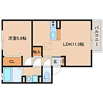 サニーヒロ 102 ｜ 奈良県奈良市四条大路2丁目3-33（賃貸アパート1LDK・1階・40.18㎡） その2