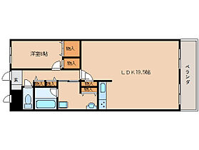 日興奈良新大宮スカイマンション 307 ｜ 奈良県奈良市大宮町3丁目5-5（賃貸マンション1LDK・3階・64.40㎡） その2