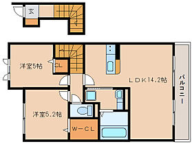 アリジェンス 203 ｜ 奈良県奈良市大森町141-1（賃貸アパート2LDK・2階・61.28㎡） その2