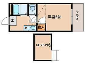 ヨーロピアン37番館 106 ｜ 奈良県奈良市南紀寺町3丁目295-15（賃貸アパート1K・1階・21.80㎡） その2