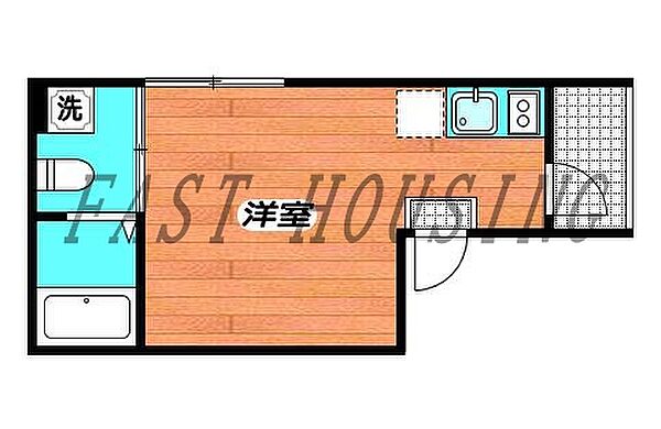 東京都渋谷区本町３丁目(賃貸アパート1R・2階・17.14㎡)の写真 その2