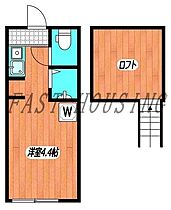 東京都中野区弥生町３丁目（賃貸アパート1R・1階・10.46㎡） その2