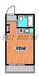 MERIDIAN笹塚 ワンルームの間取図画像