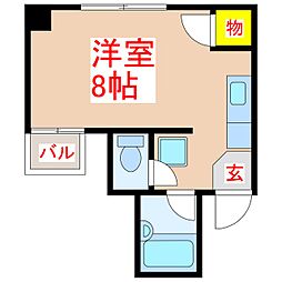 エース平之町 ワンルームの間取図画像