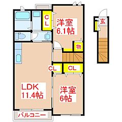 物件の間取り