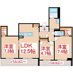 物件の間取り