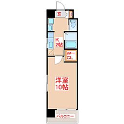 メゾンデ・アレグリア照国 1Kの間取図画像
