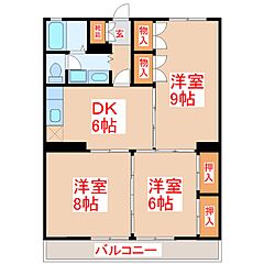 物件の間取り