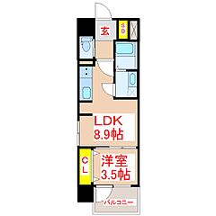 物件の間取り