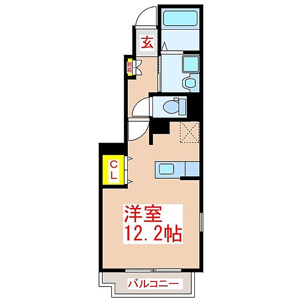 エアリー・Ｋ ｜鹿児島県姶良市加治木町反土(賃貸アパート1R・1階・32.90㎡)の写真 その2