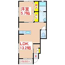 クオーレ  ｜ 鹿児島県姶良市西餅田787番地2（賃貸アパート1LDK・1階・46.20㎡） その2