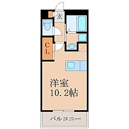 Anchor ワンルームの間取図画像