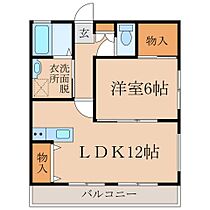 ローズハウス  ｜ 鹿児島県鹿屋市寿5丁目26番地11-1（賃貸アパート1LDK・2階・44.00㎡） その2