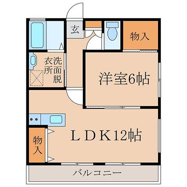 ローズハウス ｜鹿児島県鹿屋市寿5丁目(賃貸アパート1LDK・2階・44.00㎡)の写真 その2