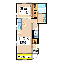 ローレルコート寿  ｜ 鹿児島県鹿屋市寿2丁目5番地5（賃貸アパート1LDK・1階・41.24㎡） その2