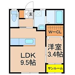🉐敷金礼金0円！🉐Ｃｕ’Ｌｏｒｉ  Ｂ棟