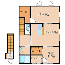 ルピナス A棟 2階