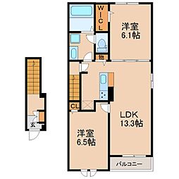 シュペールコートII 2階