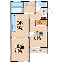 パームフラッツ　Ｃ棟 2階