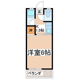 間取図画像 1K