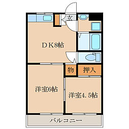 パークヒル古前城 2階