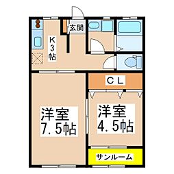 ラ　メール 2階