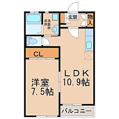 物件の間取り