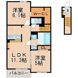 フレーズ有明 A棟 2階/-