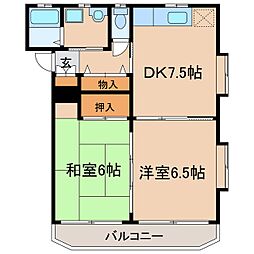 ピアパーク・ミュウ 2階/-
