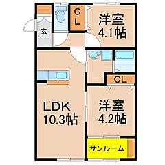 物件の間取り
