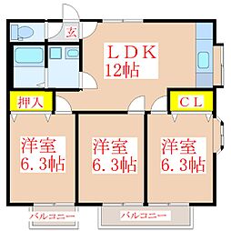 🉐敷金礼金0円！🉐エマハイツＡ