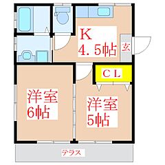物件の間取り