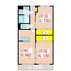 物件の間取り