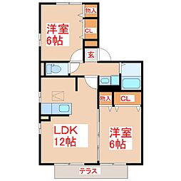 🉐敷金礼金0円！🉐コスモガーデン　Ｂ棟