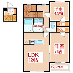 プラージュコート 2階/-