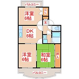 ファームガーデンB棟 3階