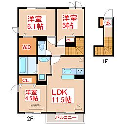 リ・クレールA棟 2階
