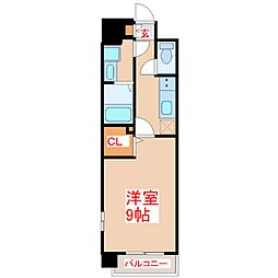 ベルフィオーレ壹岐 1Kの間取図画像