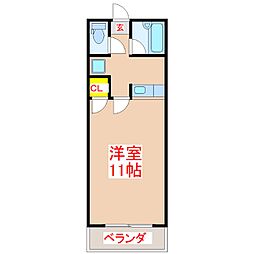 ステラ21 1Kの間取図画像