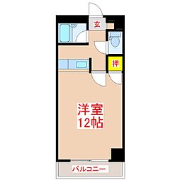 ステラ21 1Kの間取図画像