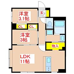 物件の間取り