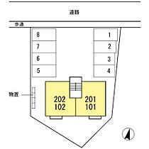 アトリオ・カルティス 101 ｜ 長野県松本市井川城３丁目（賃貸アパート1LDK・1階・42.11㎡） その3