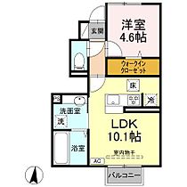 シャルム　ブリエ鎌倉 101 ｜ 長野県松本市両島（賃貸アパート1LDK・1階・38.28㎡） その2